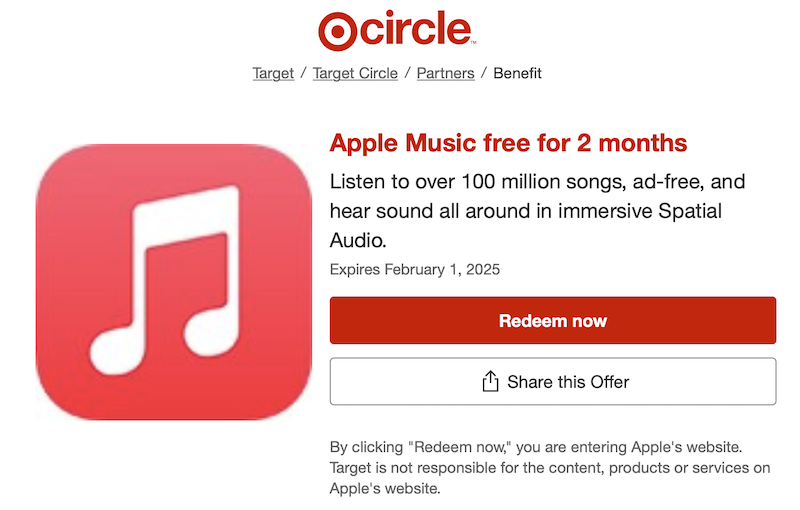 Música gratuita de Apple