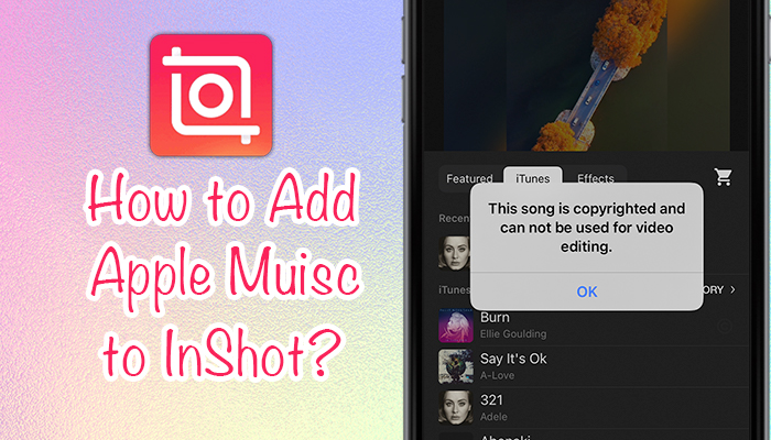 usa la canción de Apple Music en el vídeo Inshot