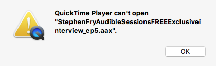 Reproducir Audible con QuickTime Player