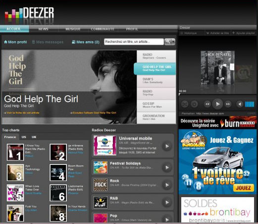 Deezer grabador de música para mac