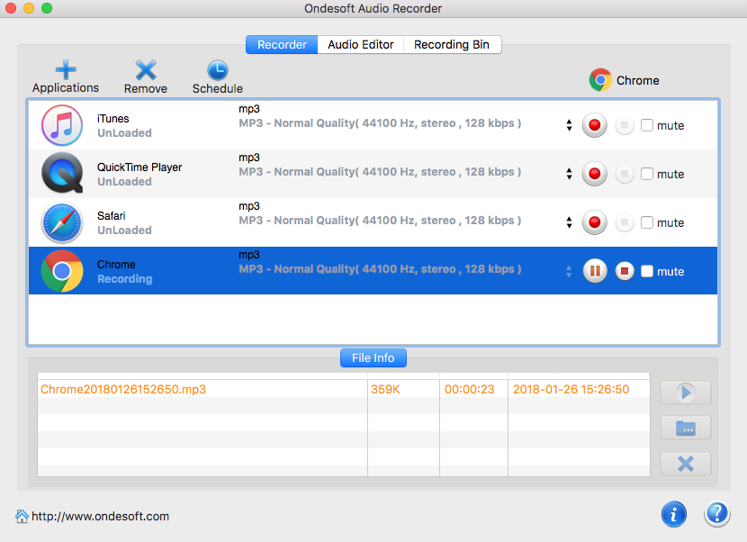Streaming Music Recorder para Mac