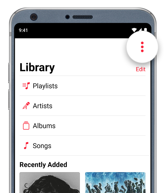 Música de Apple para Android