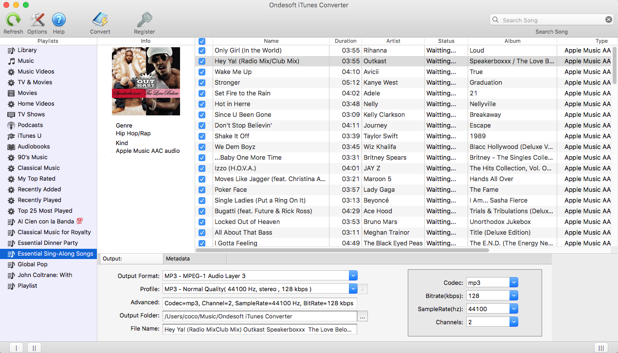 Listas de reproducción de Apple Music