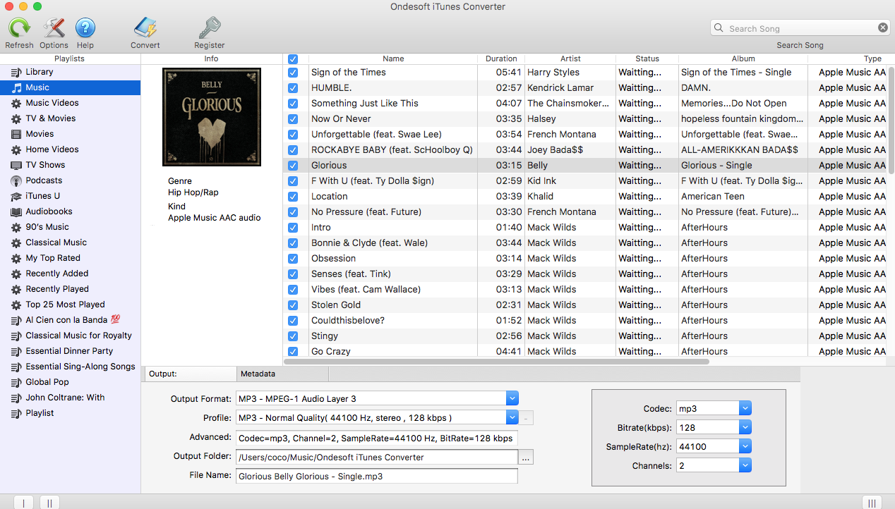 Convertir canciones de Apple Music a MP3