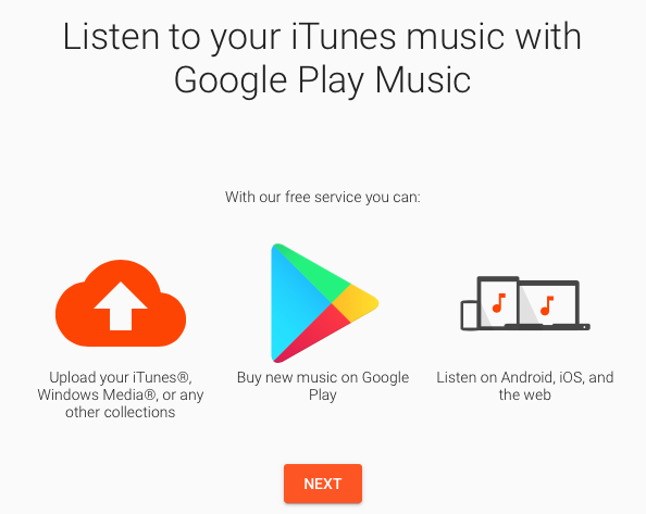 subir música de iTunes a Google Play Music