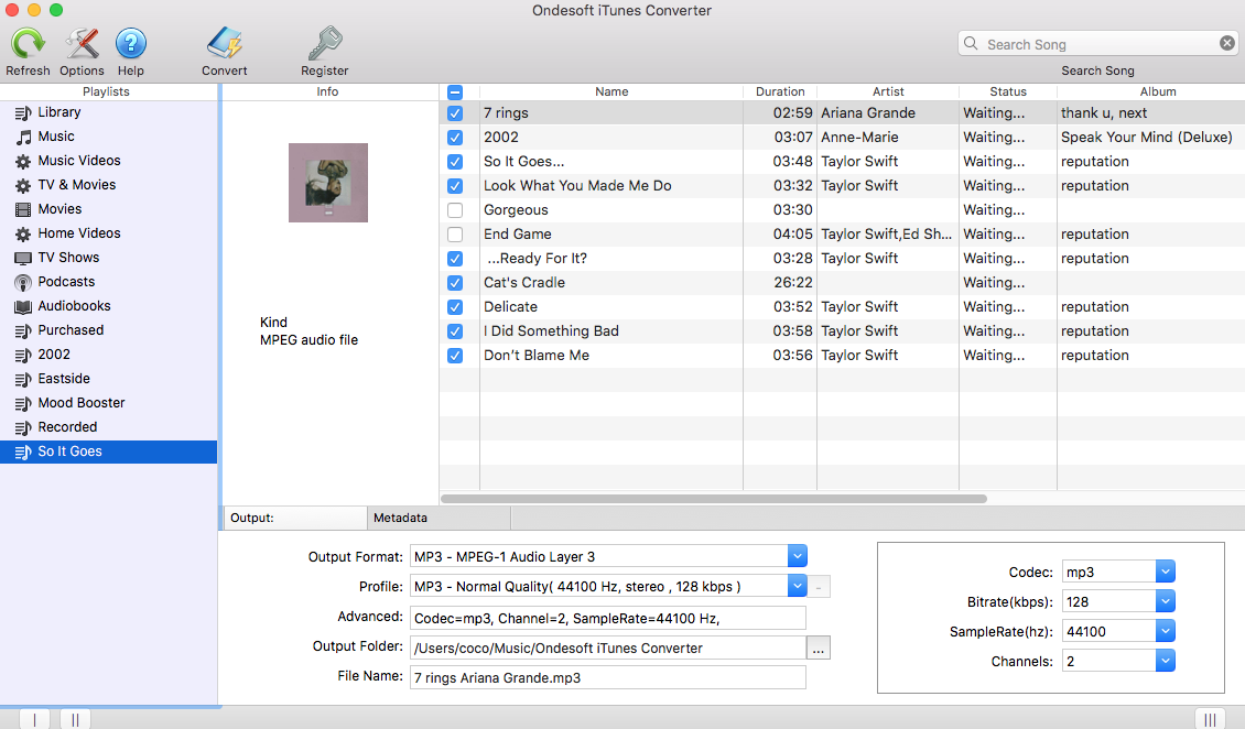 Convertidor de listas de reproducción de iTunes