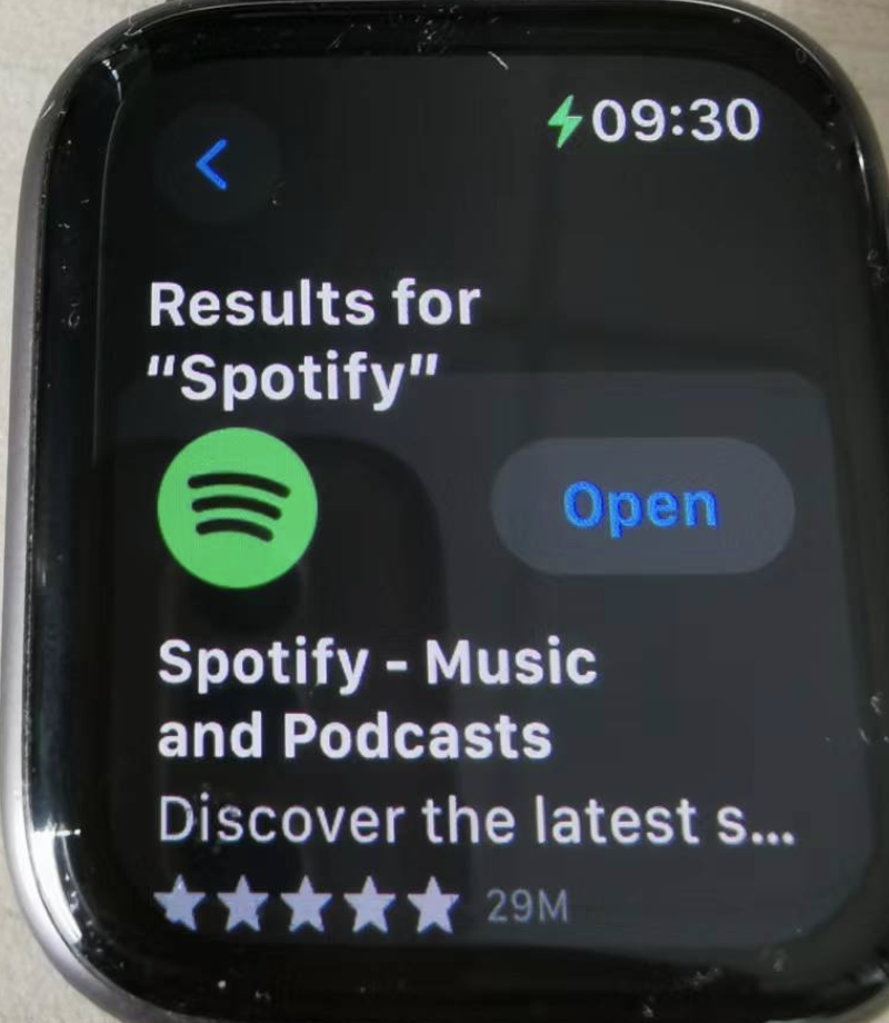 Spotify para Apple Watch