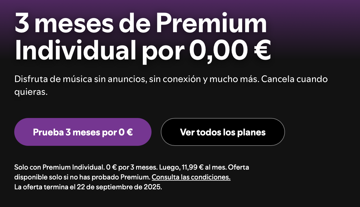 Spotify Premium 3 meses