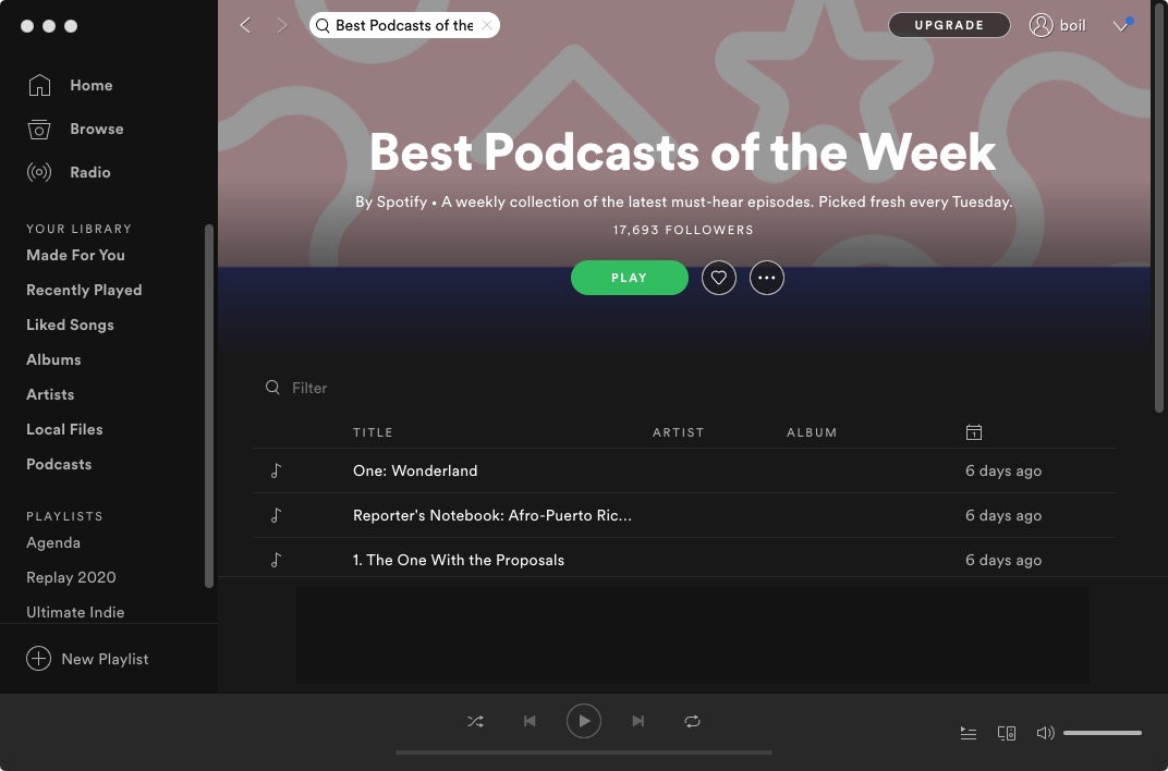 mejores podcasts de la semana