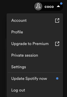 Actualización de Spotify