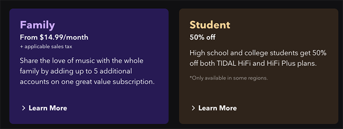 Estudiante de Tidal HiFi