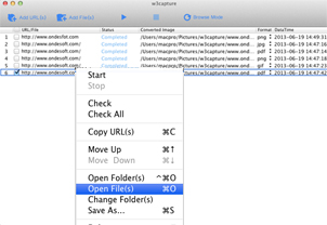 Página web a imagen y PDF Converter para Mac.